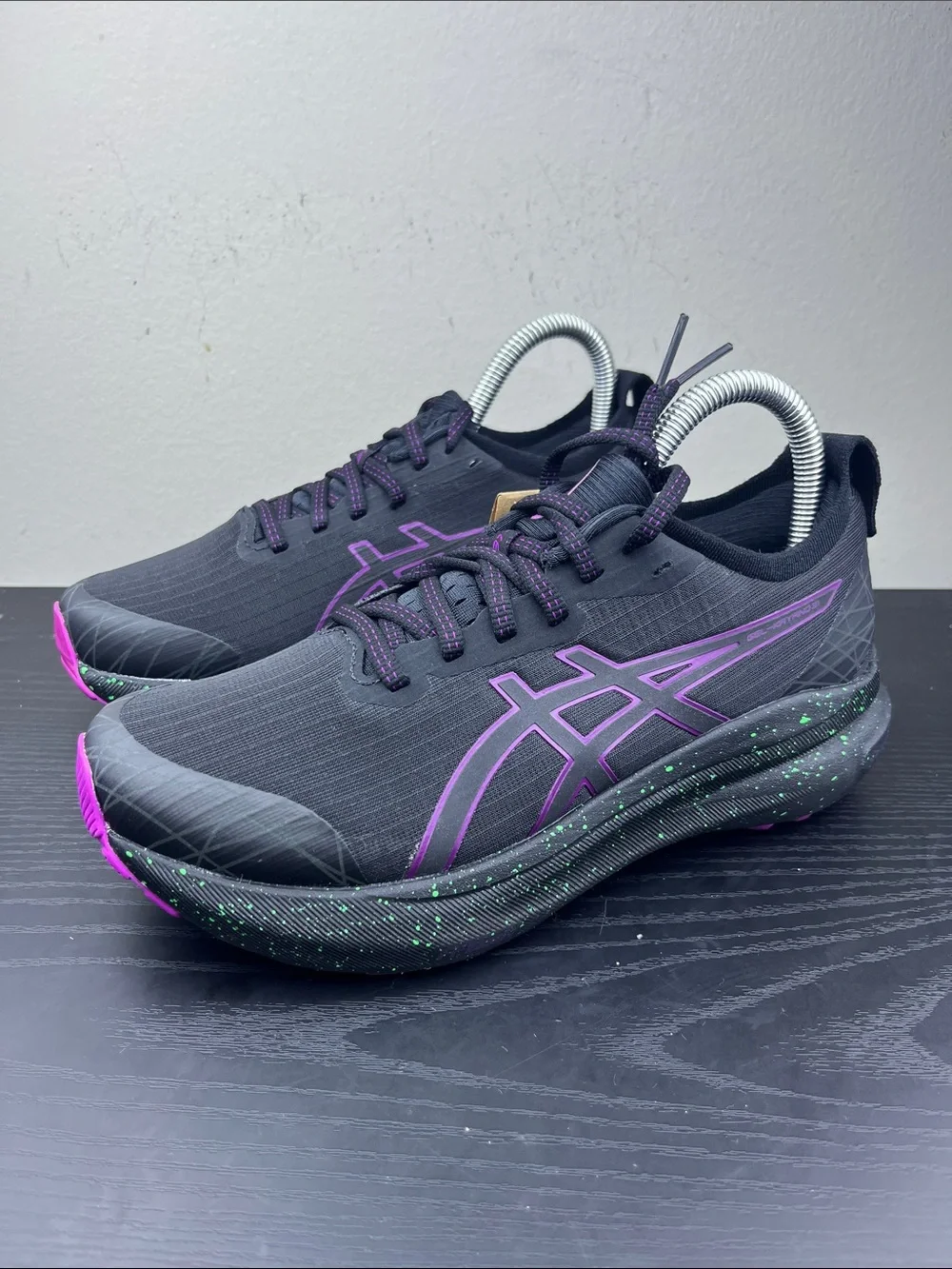 ASICS Gel-Kayano 31 Lite-Show Women's Sz 6.5 Black Purple Running Shoes NWB